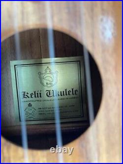 KELII KOA WOOD UKELELE Made in Hawaii with Kinsman hardcase