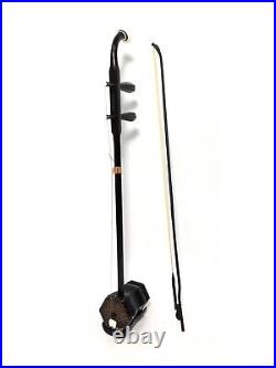 Lecui LC460 Chinese Erhu, Solid Ebony withEVA Hard Case, Extra Strings, Rosin, Tuner