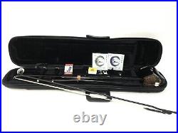 Lecui LC460 Chinese Erhu, Solid Ebony withEVA Hard Case, Extra Strings, Rosin, Tuner