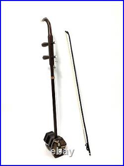 Lecui LC500 Chinese Erhu, Solid Wenge Wood withEVA Hard Case, Extra Strings, Rosin