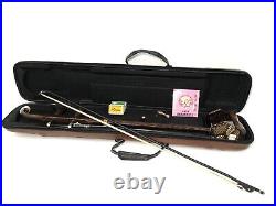 Lecui LC500 Chinese Erhu, Solid Wenge Wood withEVA Hard Case, Extra Strings, Rosin