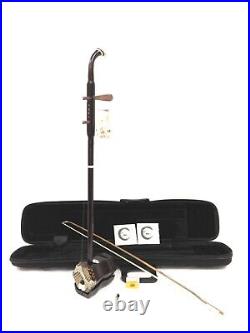 Ling Yan L190 Chinese Erhu, Solid Mahogany withEVA Hard Case, Extra Strings, Rosin