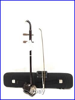 Ling Yan L190 Chinese Erhu, Solid Mahogany withEVA Hard Case, Extra Strings, Rosin