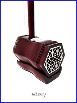 Ling Yan L290 Chinese Erhu, Solid Rosewood withEVA Hard Case, Extra Strings, Rosin