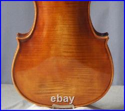 Master handbuilt violin strad fiddle 4/4 europeanwood impressive tone violon