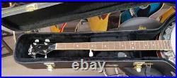 NewYork-Pro Deluxe Folk Banjo 5 String Hard Case'' Black Rigid Case for Banjo