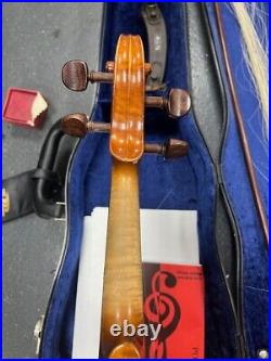 Otto Jos Klier Violin Vintage Damaged Bow In Black Hard Case Collect NW11