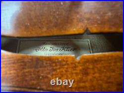 Otto Jos Klier Violin Vintage Damaged Bow In Black Hard Case Collect NW11