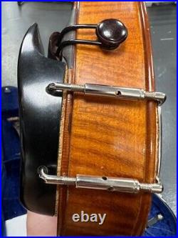 Otto Jos Klier Violin Vintage Damaged Bow In Black Hard Case Collect NW11