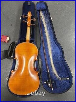 Otto Jos Klier Violin Vintage Damaged Bow In Black Hard Case Collect NW11