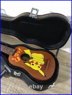 Pikachu ukulele Pokémon Center New York opening limited 2001 Vtg withhard case