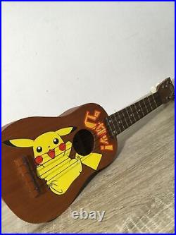 Pikachu ukulele Pokémon Center New York opening limited 2001 Vtg withhard case