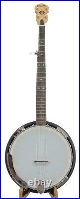 Rally 5 String banjo, Maple resonator, geared tuners CC100R Series hard case