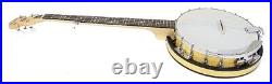 Rally 5 String banjo, Maple resonator, geared tuners CC100R Series hard case