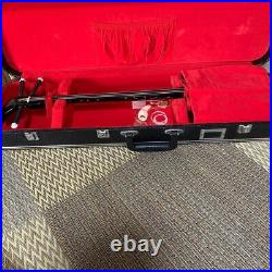 SANSHIN Okinawa Shamisen Hard Case Set Artificial Leather Japan Instrument Book