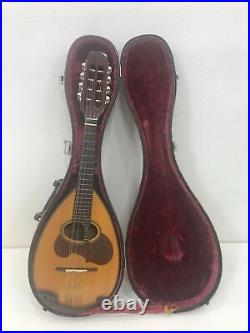 SUZUKI M-30 Mandolin Violin 8 strings Acoustic Wooden Vintage Hard Case USED