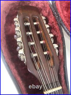 SUZUKI M-30 Mandolin Violin 8 strings Acoustic Wooden Vintage Hard Case USED