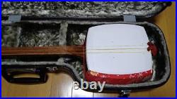 Shamisen Japanese Traditional Musical Instrument with Hard Case Set