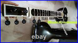 Sitar Black Munda With Unbreakable Fiber Case Box & Accessory& Free Fast Shiping