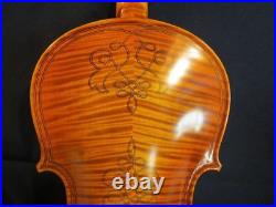 Strad style SONG master violin 4/4 double purfling, shell inlaid, good sound#12170