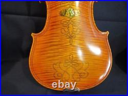 Strad style SONG master violin 4/4 double purfling, shell inlaid, good sound#12170