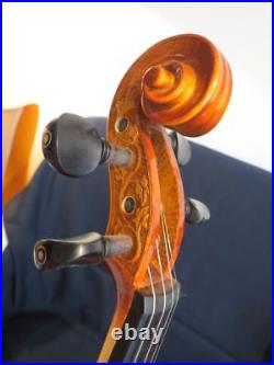 Strad style SONG master violin 4/4 double purfling, shell inlaid, good sound#12170