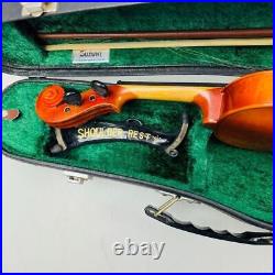 Suzuki No. 280 1/8 Violin Body with Hard case Junk free shipping from JAPAN