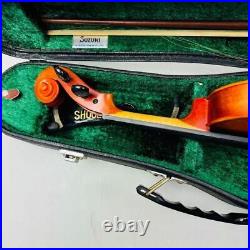 Suzuki No. 280 1/8 Violin Body with Hard case Junk free shipping from JAPAN