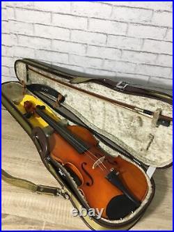 Suzuki Violin Established 1887 in Nagoya 4/4 Violin No 200 withHard Case Vintage