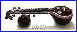 THANJAVUR Carnatic Saraswati Veena with Designer Fibreglass Case and strings set