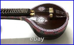 THANJAVUR Carnatic Saraswati Veena with Designer Fibreglass Case and strings set