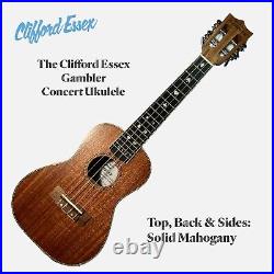 The Clifford Essex Gambler Concert Ukulele