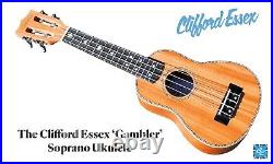 The Clifford Essex Gambler Soprano Ukulele. A Beautiful Hand Crafted Instrument