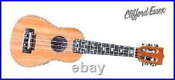 The Clifford Essex Gambler Soprano Ukulele. A Beautiful Hand Crafted Instrument