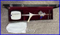 Tsugaru Shamisen Japanese Traditional Musical Instrument with Hard Case, Bachi Set