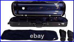 UK Oblong Hard Violin Case 4/4 Lord M-case Navy Blue