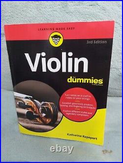 Valentino FULL (4/4) SIZE VIOLIN OUTFIT with Shoulder Rest & Violin for Dummies