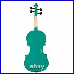 Violin 1/2 GREEN with Case, Bow & Rosin, Koda Beginner Fiddle