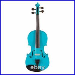 Violin 3/4 BLUE with Case, Bow & Rosin, Koda Beginner Fiddle