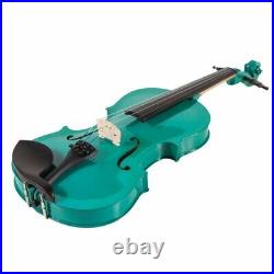 Violin 4/4 GREEN with Case, Bow & Rosin, Koda Beginner Fiddle