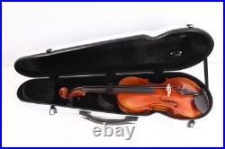 Violin Case 4/4 size Fiberglass Strong light hard case with back straps, White