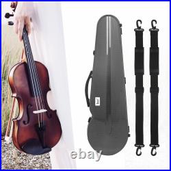 Violin Case Violin Hard Case Adjustable Straps Carbon Fiber Violin Travel Case