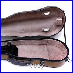 Violin Case full size Mixed Carbon fiber hard shell Streamlined shape Backstraps