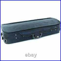 Violin Hard Case Koda Black High Quality 2 Piece 4/4 Size Foam Rectangular