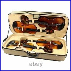 Violin Hard Case Koda Brown High Quality 4 Piece Foam 4/4 Size Rectangular