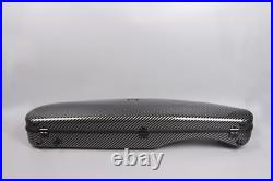 Violin case 4/4 full size hard shell Carbon Fiber durabel handle Black color