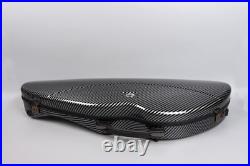 Violin case 4/4 full size hard shell Carbon Fiber durabel handle Black color