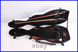 Violin case 4/4 size Strong Carbon Fiber hard shell Durable handle Backstraps