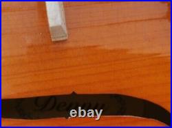 Vtg Maple full size violin 4/4 Case With Hygrometer Carbon Fibre Bow Outfit