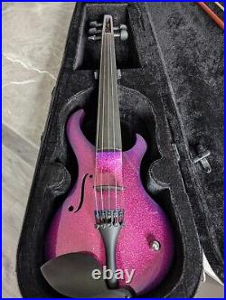 Wood Violins 5-String Katana Sabre Electric Violin Pink Panther Burst New